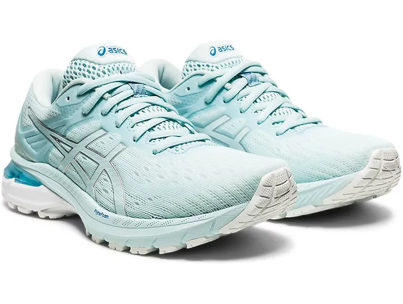 Asics Women's GT-2000 9 Aqua/Silver UK 4.5-1